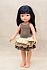 Коричневое платье Три рюши Handmade для кукол Paola Reina, 32 см Paola Reina HM-EK-11 #Tiptovara#
